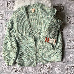 Bleached Aqua cardigan